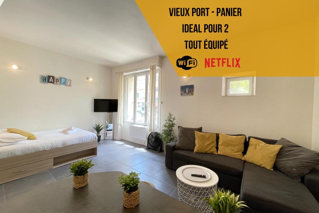 Entre Le Vieux Port Et Le Panier Lägenhet Marseille Exteriör bild